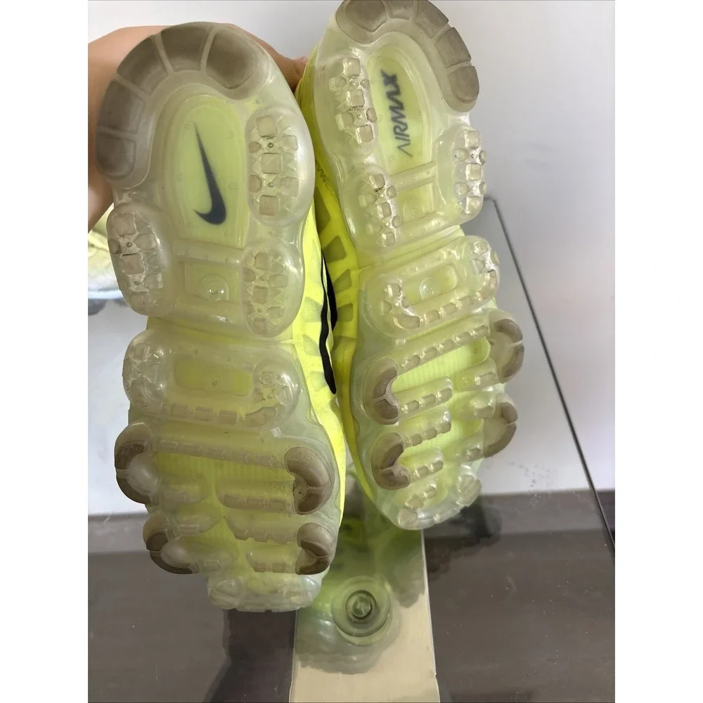 Nike Air VaporMax 2019 Shoes Womens Size 10 Neon Yellow Transparent
